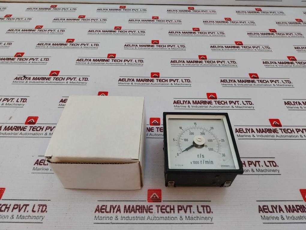 Gossen 10V M /Minute Analog Speed Meter P136-3034 S