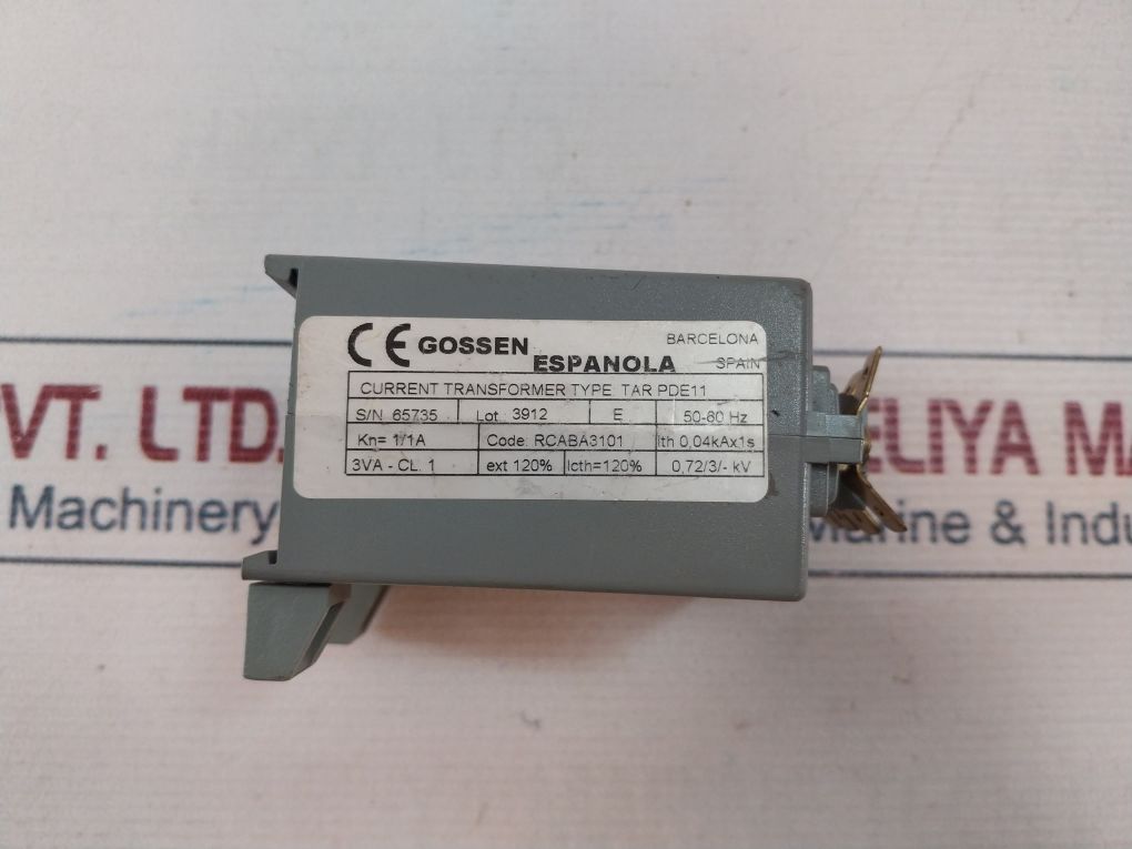 Gossen 1/1A Current Transformer 50-60Hz