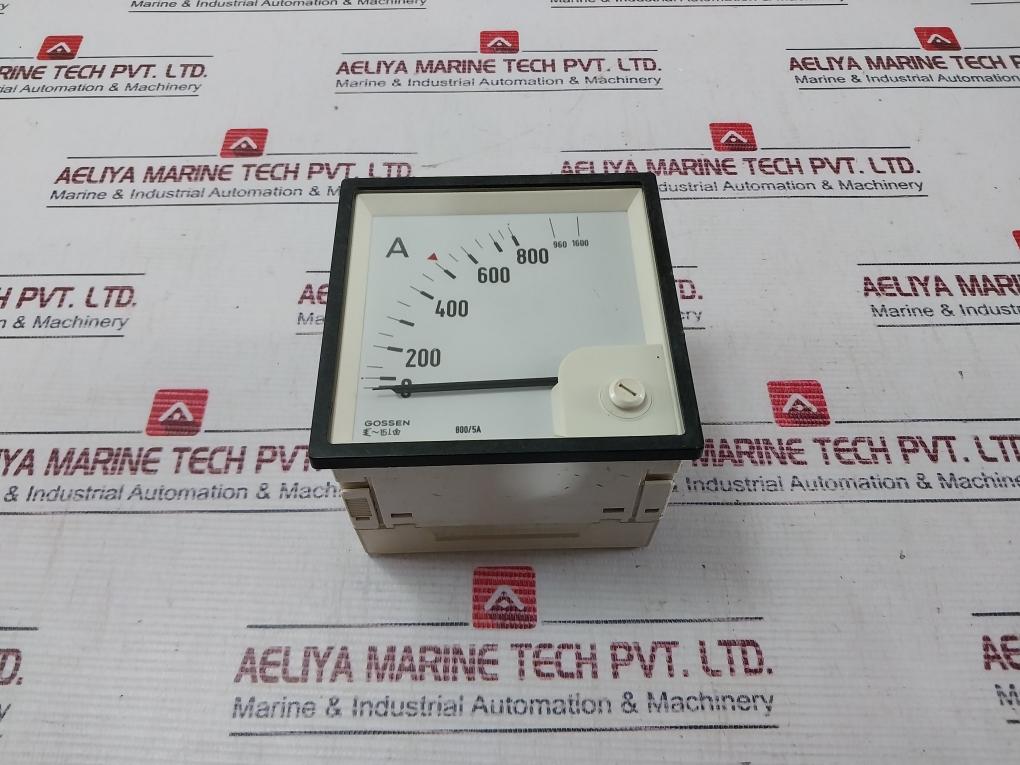 Gossen 800/5A Analog Panel Meter