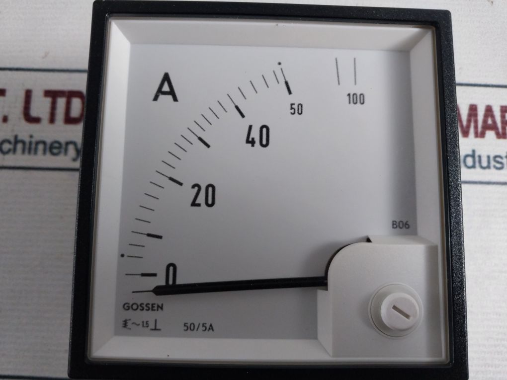Gossen Eqb96Rs5/10A Analogue Panel Ammeter 392-9128