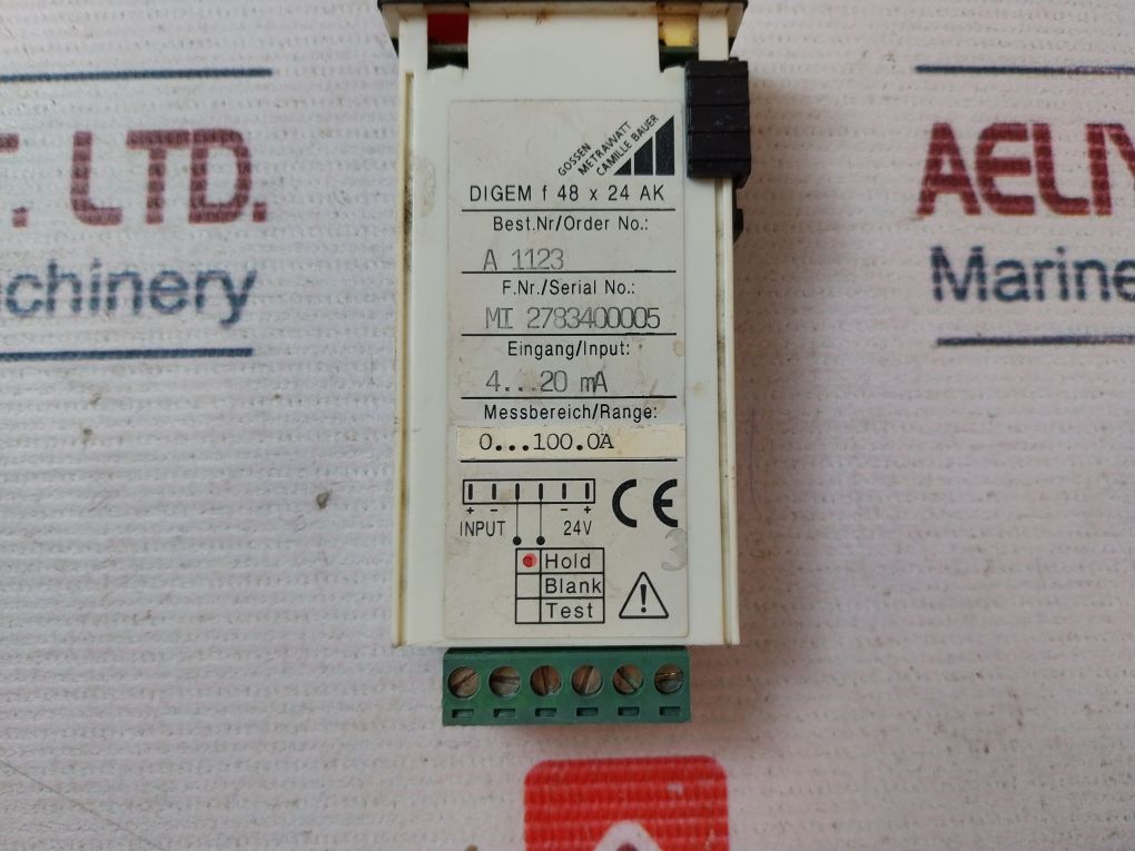Gossen Metrawatt A1123 Digital Panel Meter 48X24 Ak