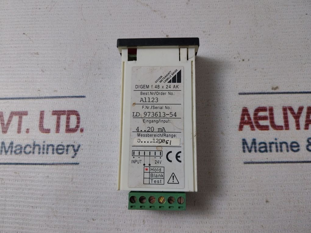 Gossen Metrawatt A1123 Digital Panel Meter Digem F 48 X 24 Ak