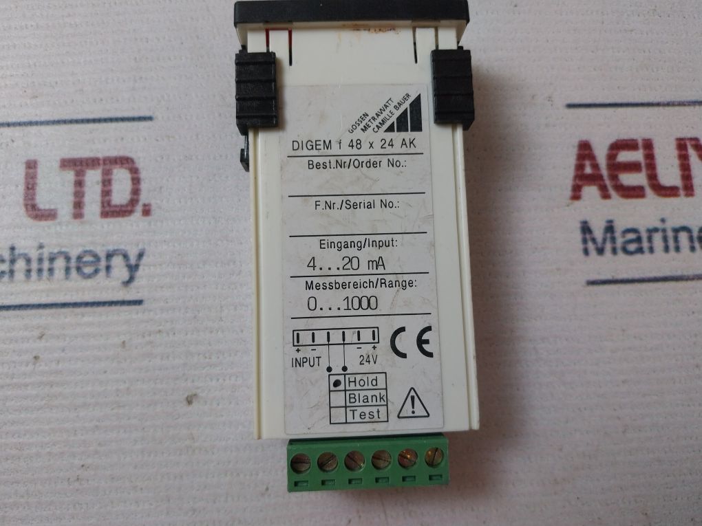 Gossen Metrawatt Digem F 48 X 24 Ak Digital Panel Meter