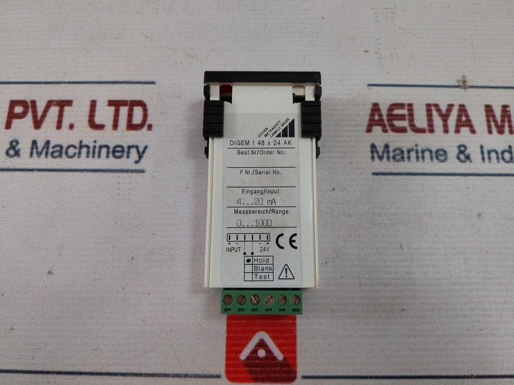 Gossen Metrawatt Digem F 48 X 24 Ak Digital Panel Meter 24V yt