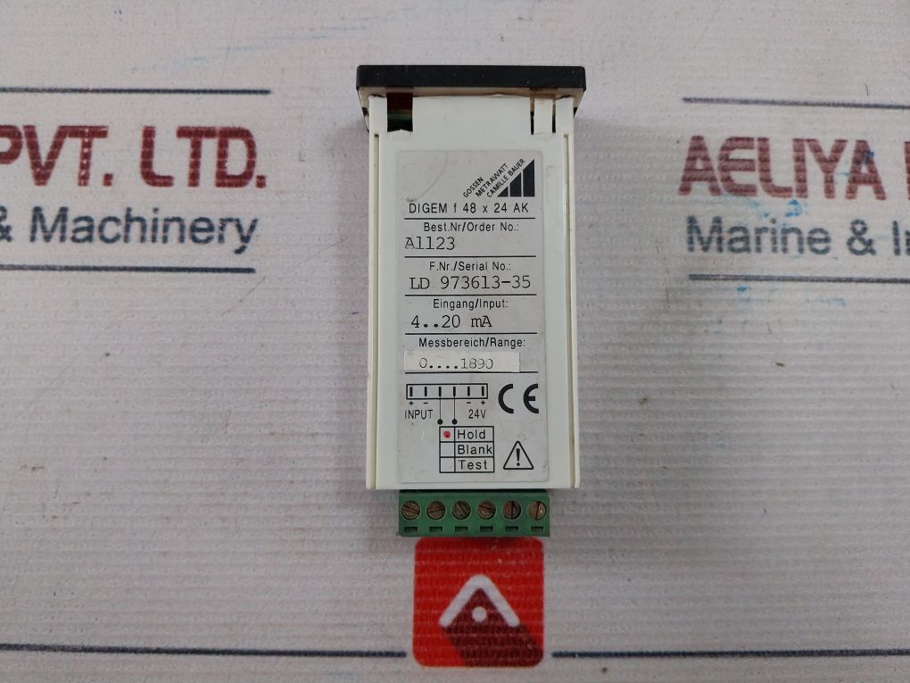 Gossen Metrawatt Digem F 48 X 24 Ak Digital Panel Meter
