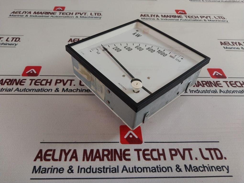 Gossen Pqs 144 Analog Kilowatt Panel Meter 140, 0-1250Kw