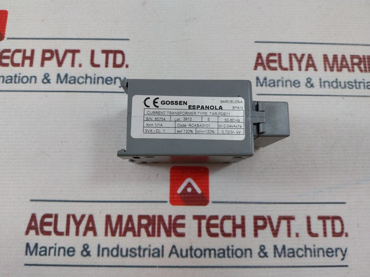Gossen Tar Pde11 Current Transformer 
