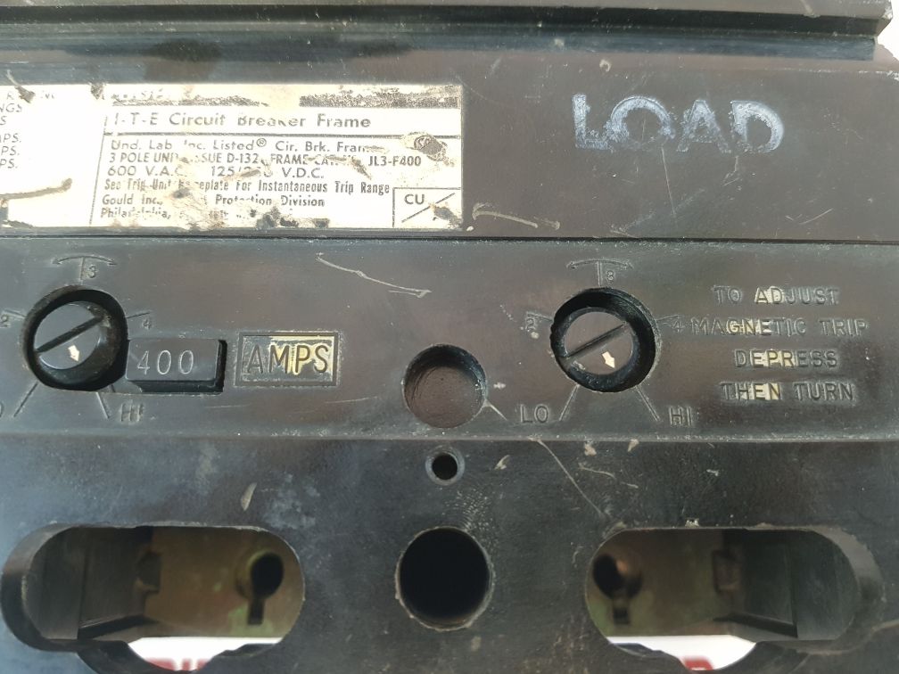 Gould Jl3-f400 Molded Case Circuit Breaker