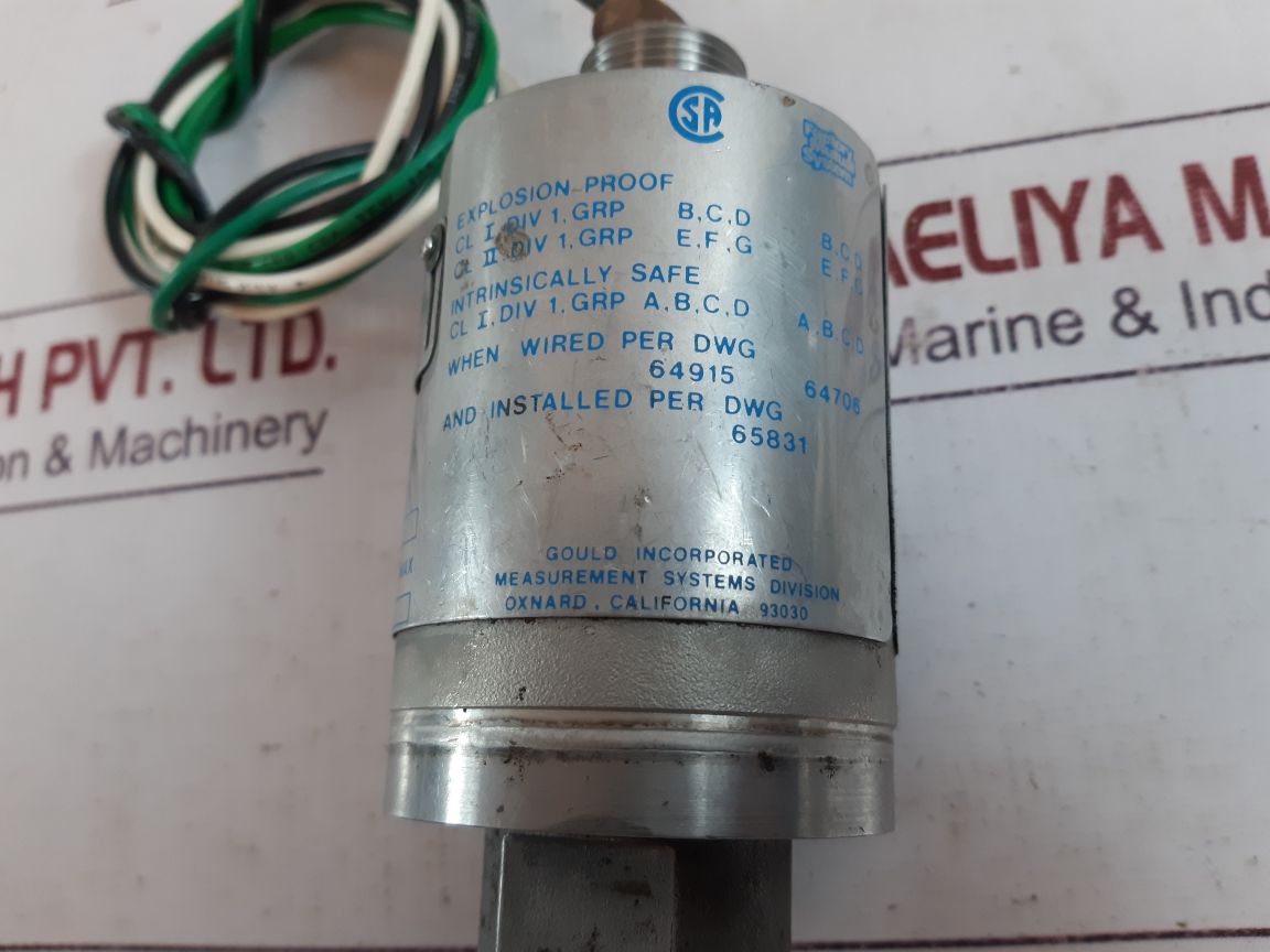 Gould Statham Pg3000-200 Pressure Transmitter