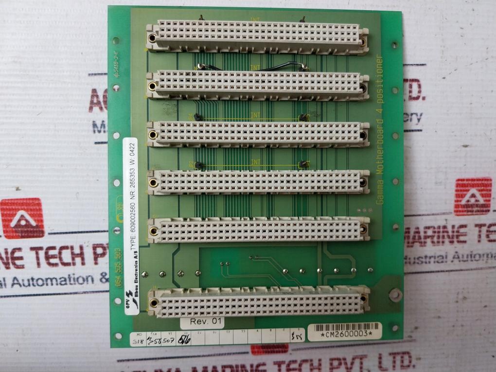 Gpv Elbau 609002560 Gamma Motherboard 4 Positioner Rev 01