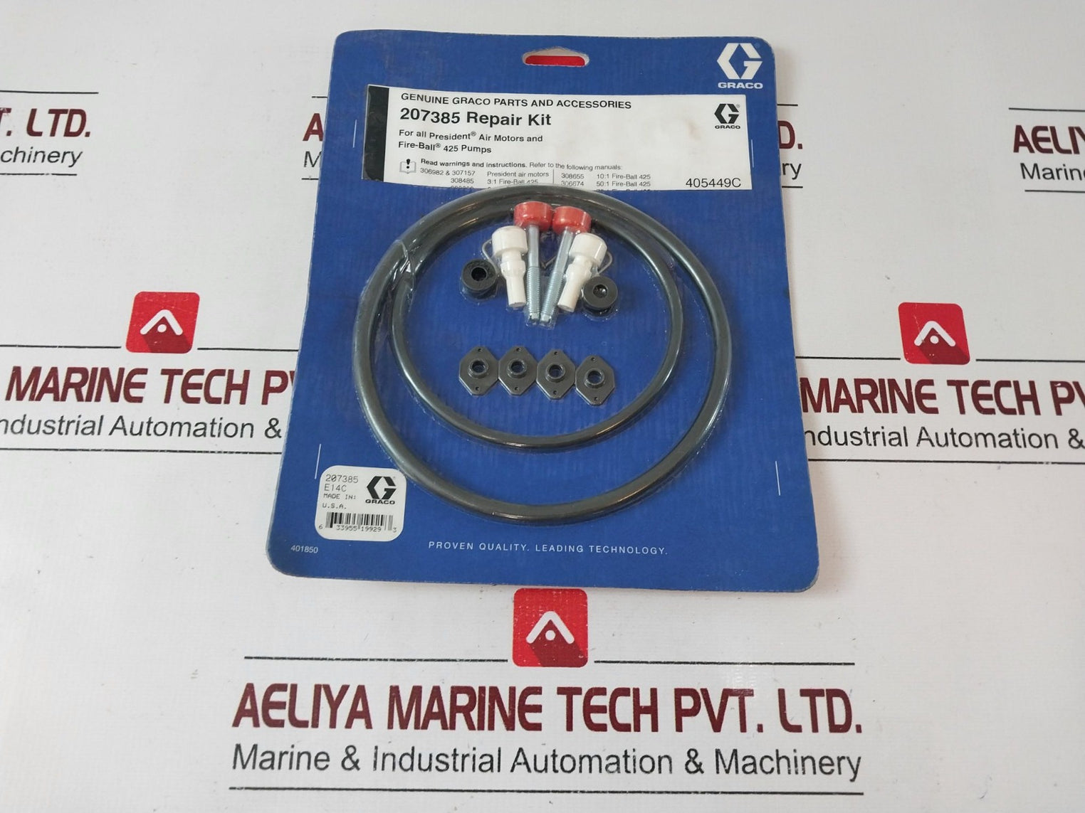 Graco 207385 Air Motor Repair Kit