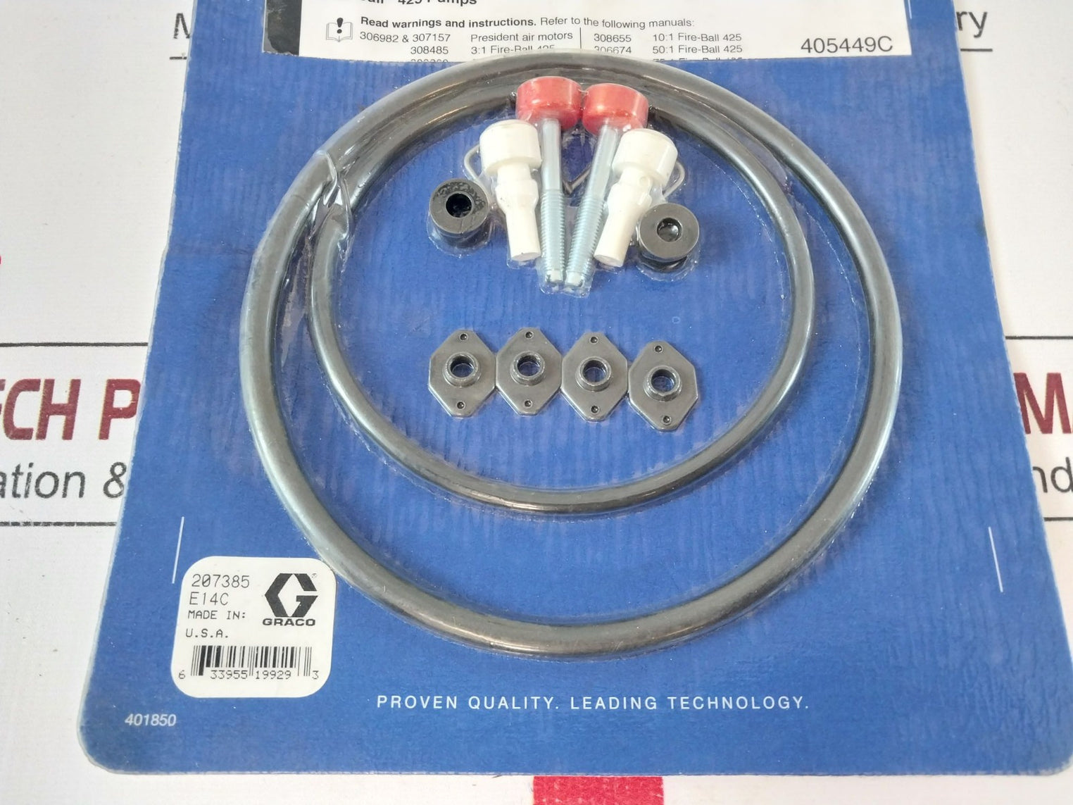 Graco 207385 Air Motor Repair Kit
