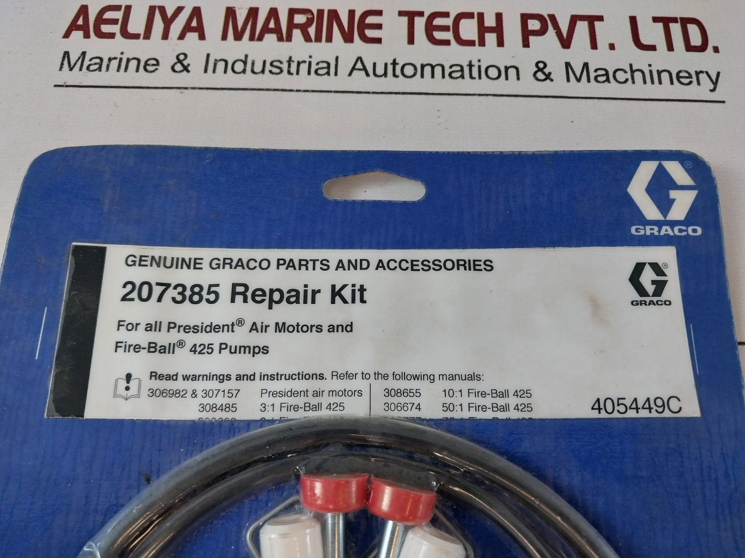 Graco 207385 Air Motor Repair Kit
