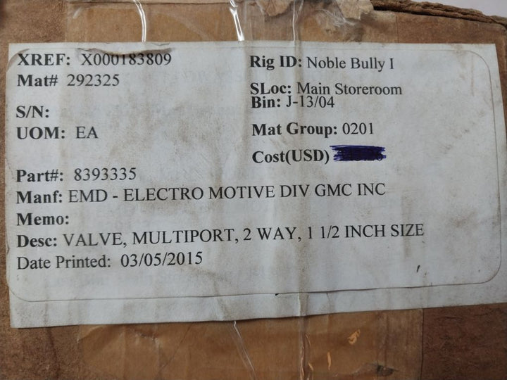 Graham White 853-003 2 Way Multiport Valve