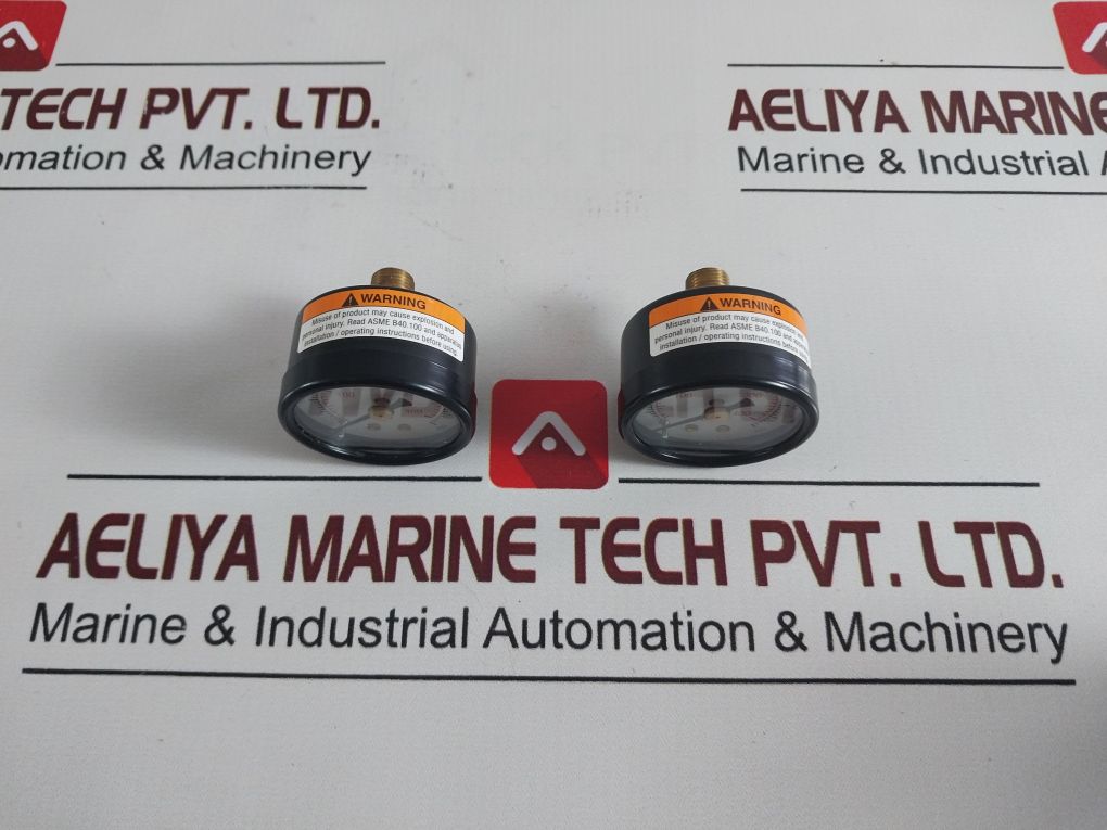 Grainger 5Wz11 Pressure Gauge 60Psi/400Kpa