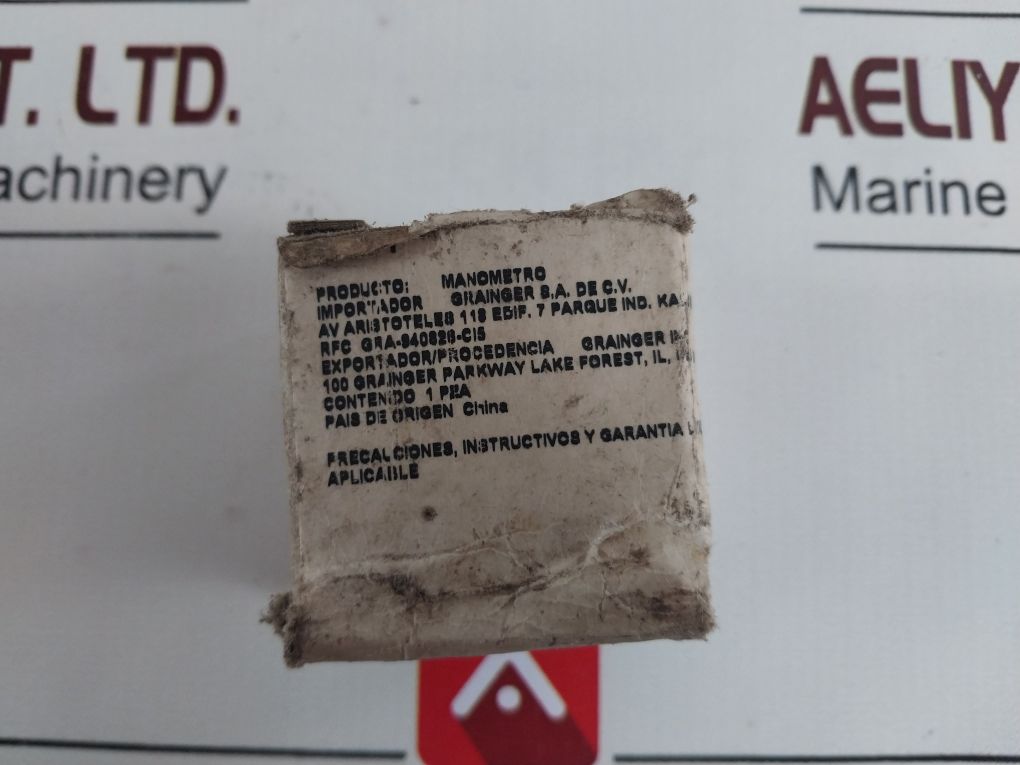 Grainger 5Wz11 Pressure Gauge 60Psi/400Kpa