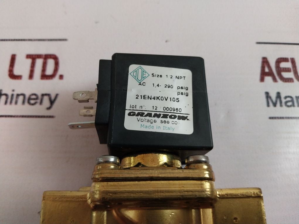 Granzow 21En4K0V105 Solenoid Valve 88