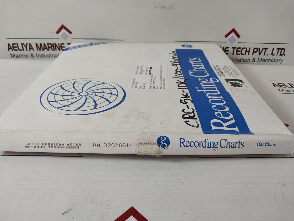 Graphic Controls Mc Mp-5000-10000-96Min Recording Charts Set[1Set=100 Chart]