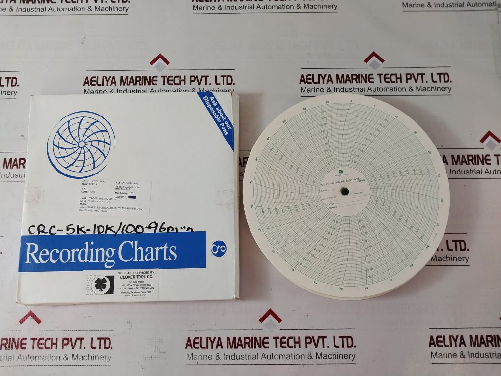 Graphic Controls Mc Mp-5000-10000-96Min Recording Charts Set[1Set=100 Chart]