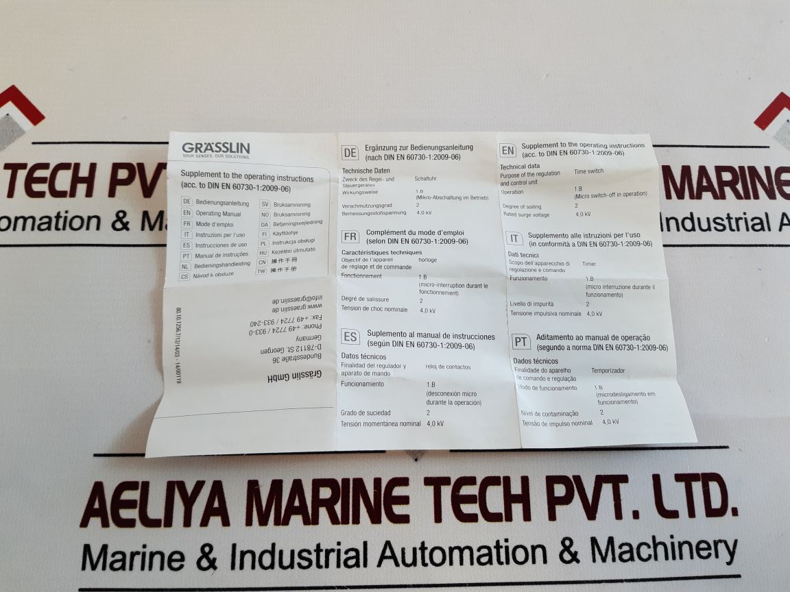 Grasslin Talento 111 Timer 01.28.0001.1
