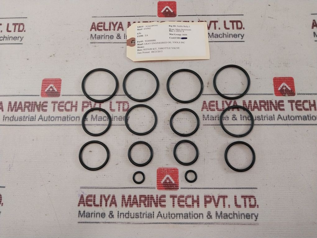 Gray Engineered 9G6000Rk Throttle Valve Repair Kit