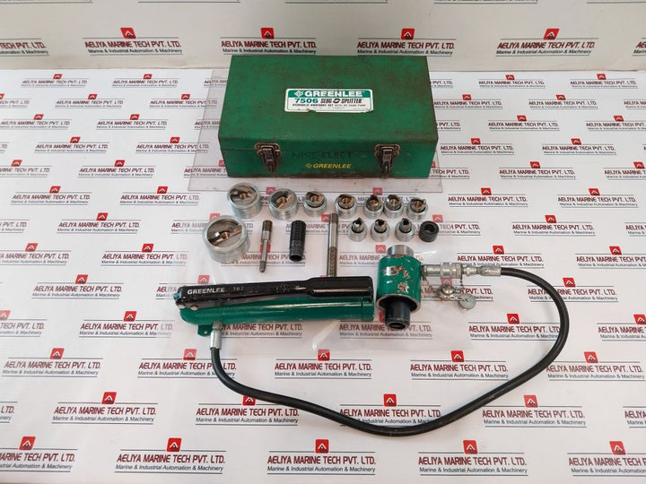 Greenlee 7506 Slug Splitter Hydraulic Knockout Punch Driver Set