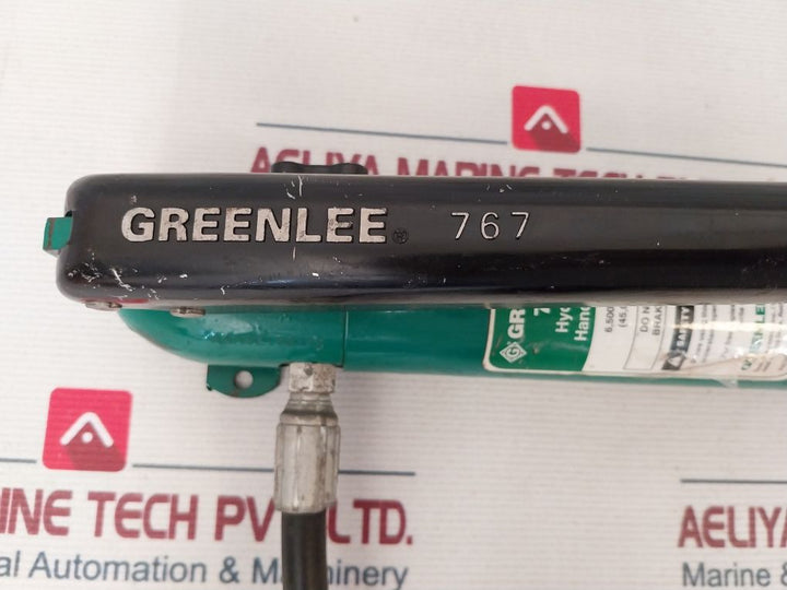Greenlee 767 Hydraulic Hand Pump Set
