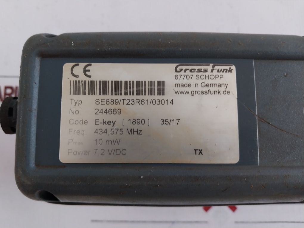 Gross Funk Se889/T23R61/03014 Compact Transmitter 244669