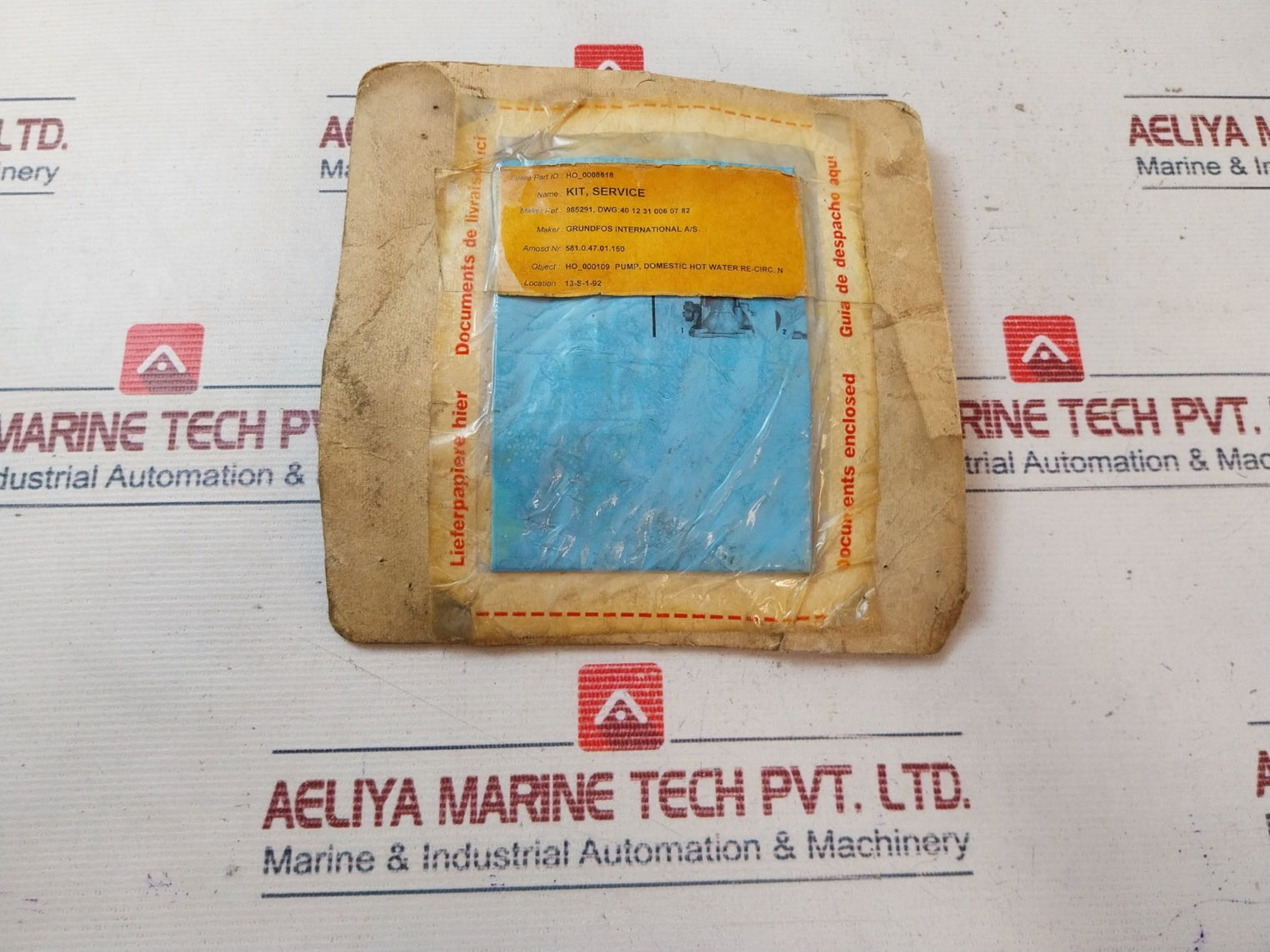 Grundfos 00985291 Pump Service Seal Kit