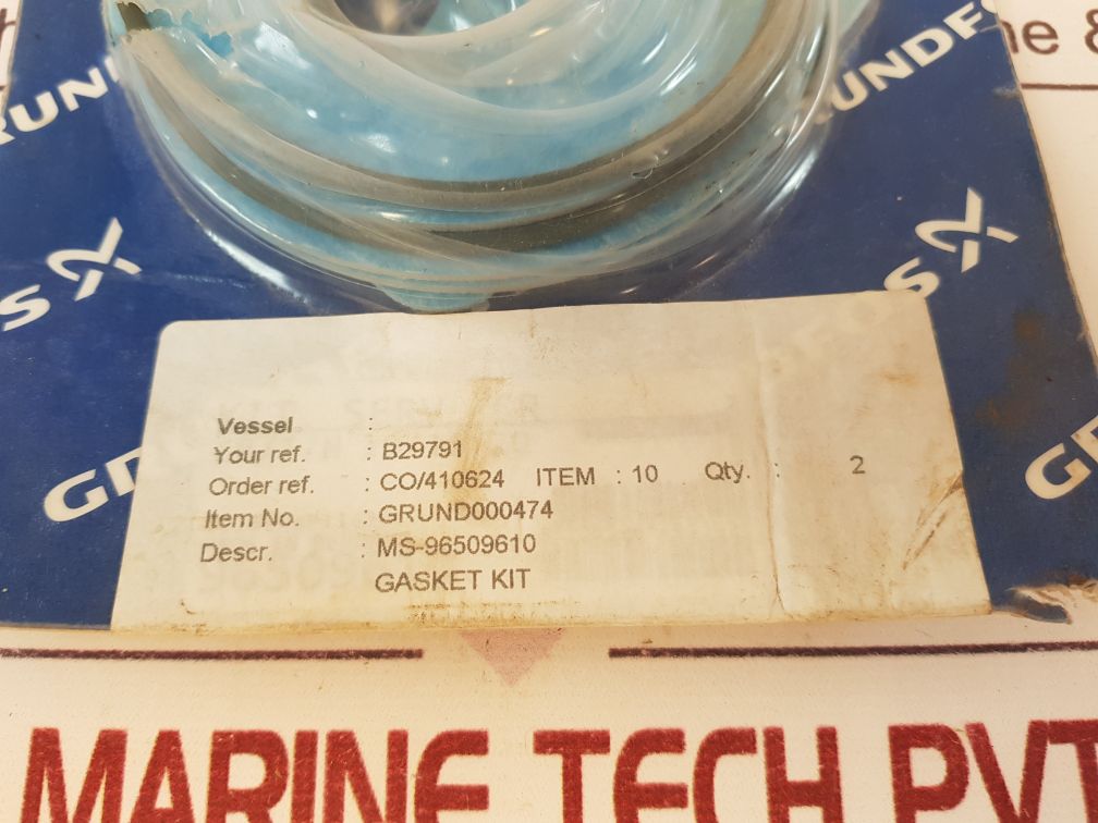 Grundfos 96509610 Gasket Kit