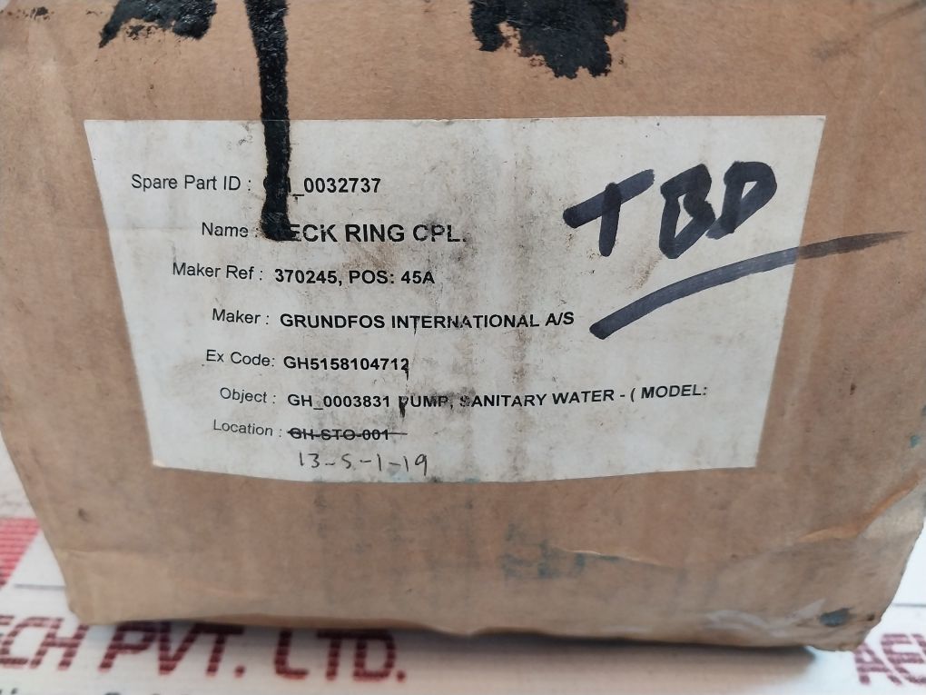 Grundfos 96547441 Bulk Neck Ring