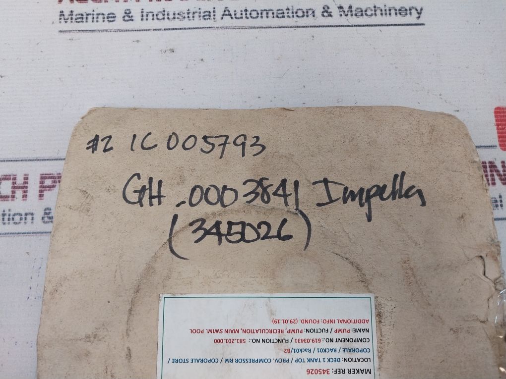 Grundfos 96570056 Impeller (2/3) Cpl Kit