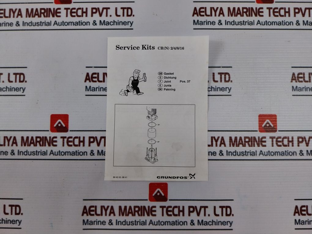 Grundfos 985204 Cr(N) 8/16 Shaft Seal Service Kit 96570056
