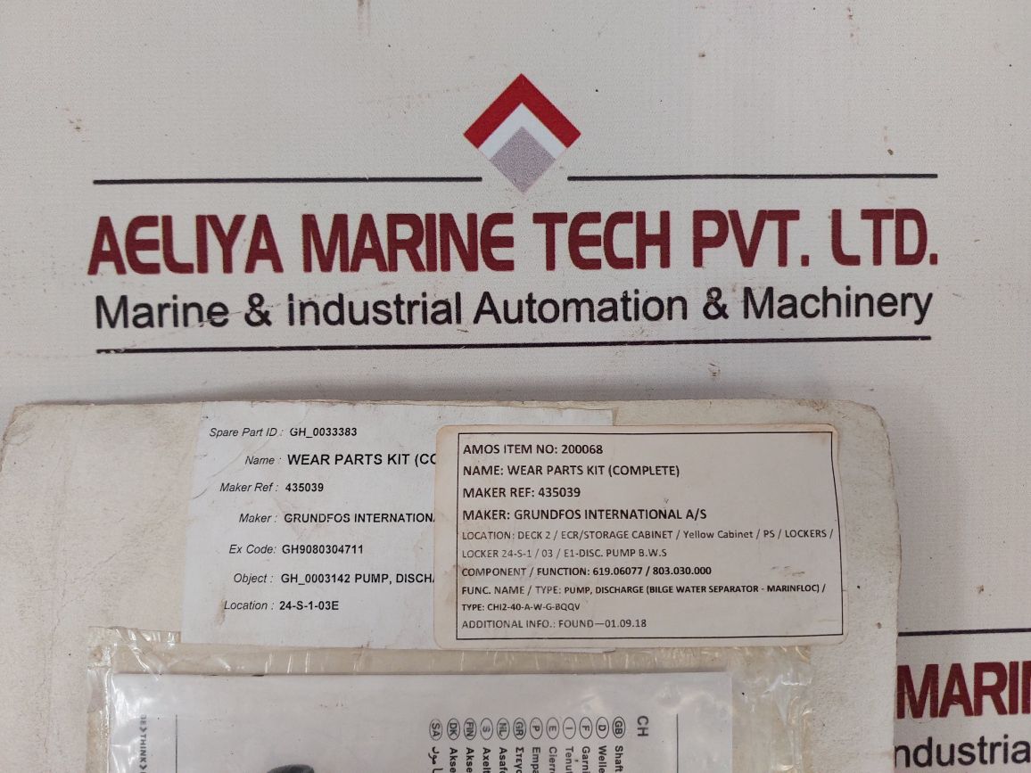 Grundfos Ch2 F-h-i-k Service Kit 435039