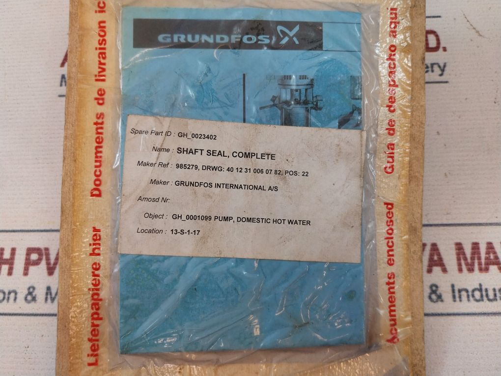 Grundfos Cp3G Complete Shaft Seal Kit