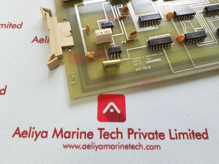 Grundy & Partners Aw 718 A Pcb Card Aw 718 B