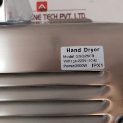 Gsq250B Electric Hand Dryer 2500W