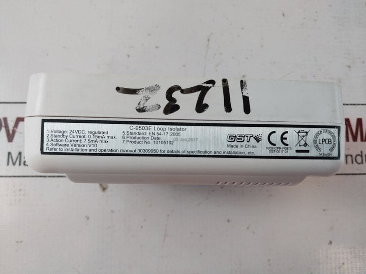 Gst C-9503E Short Circuit Loop Isolator V10