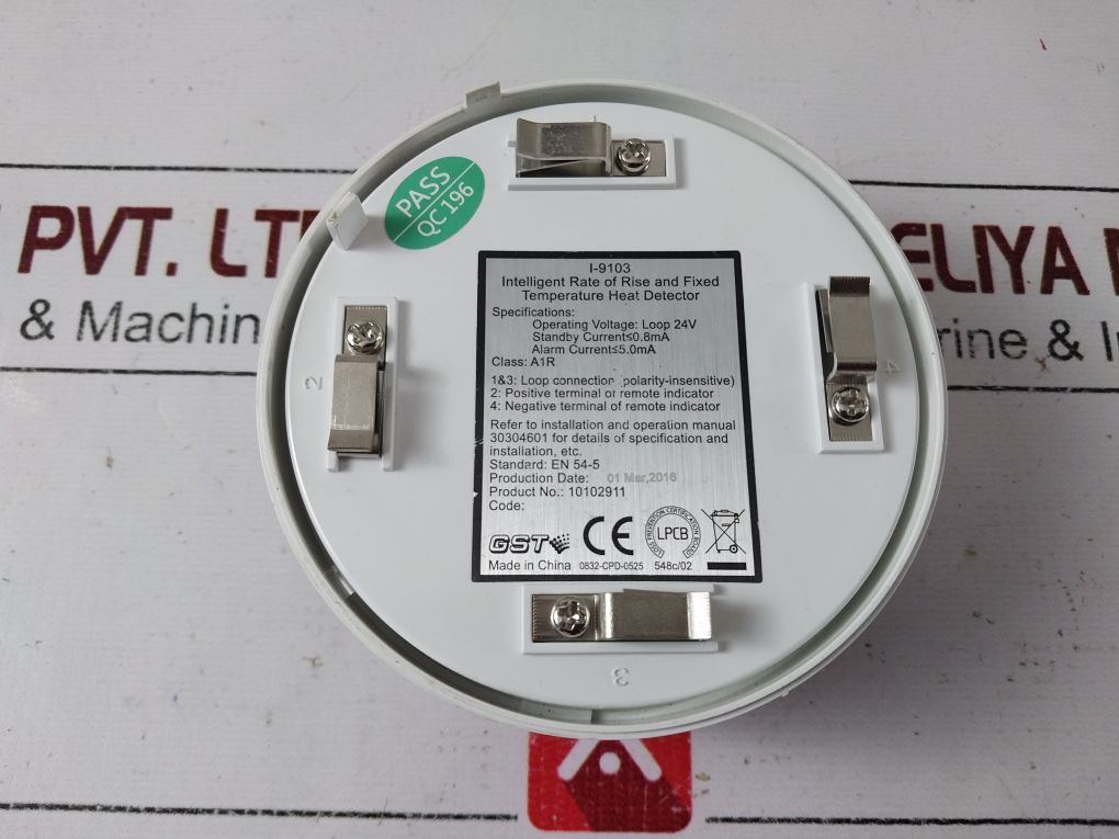 Gst I-9103 Intelligent Rate Of Rise And Fixed Temperature Heat Detector