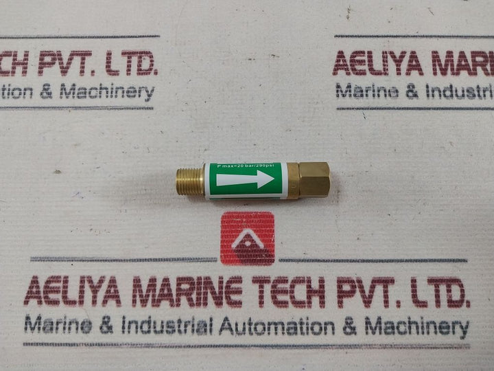 Gti-pro Flashback Arrestor Torch Safety Valve 20 Bar