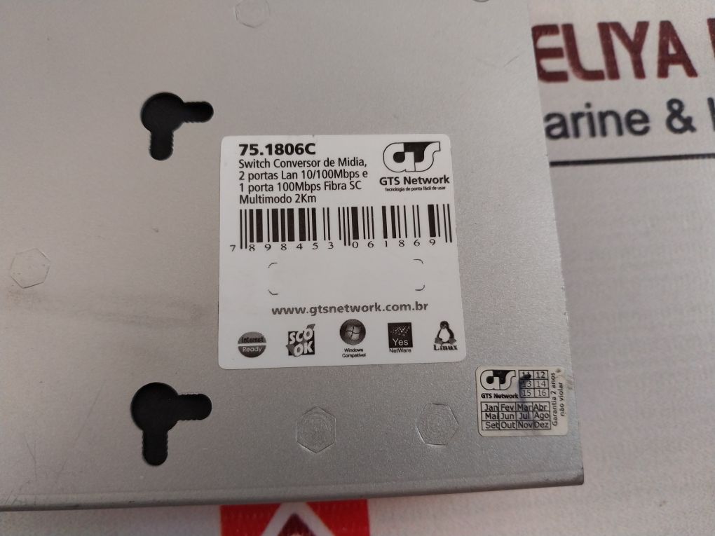 Gts Network 75.1806C Switch Media Converter 5Vdc