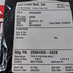 Gulf Coast 25004500-562B Seal