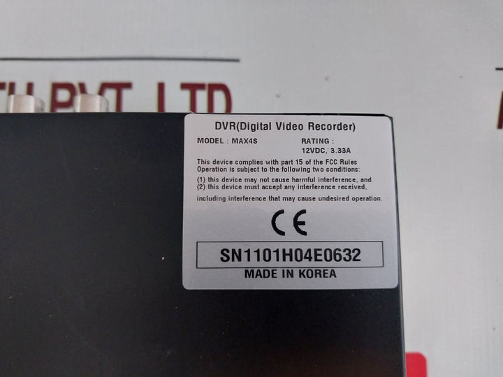 Gunnebo H.264 Digital Video Recorder Set Max4S
