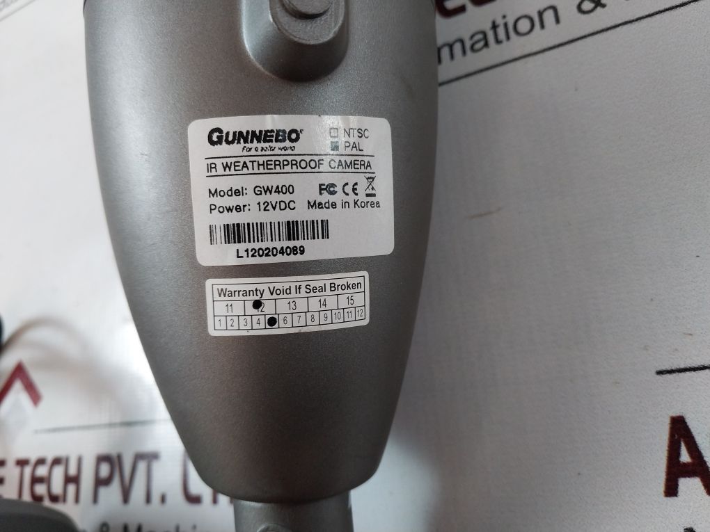 Gunnebo Gw400 Ir Weatherproof Camera