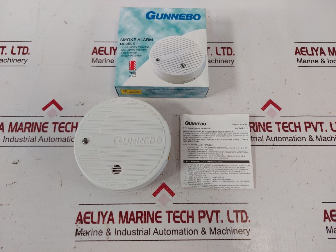 Gunnebo Smoke Alarm 911 (Without Battery)