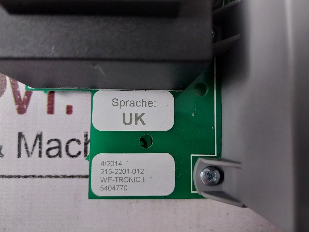 Gunnebo We-tronic Radio Receiver V1.11 Control Board