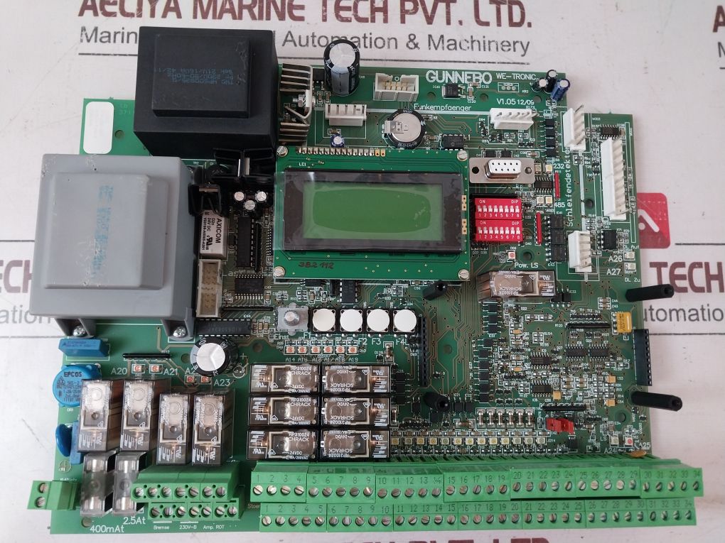 Gunnebo We-tronic Radio Receiver V1.05 Control Board