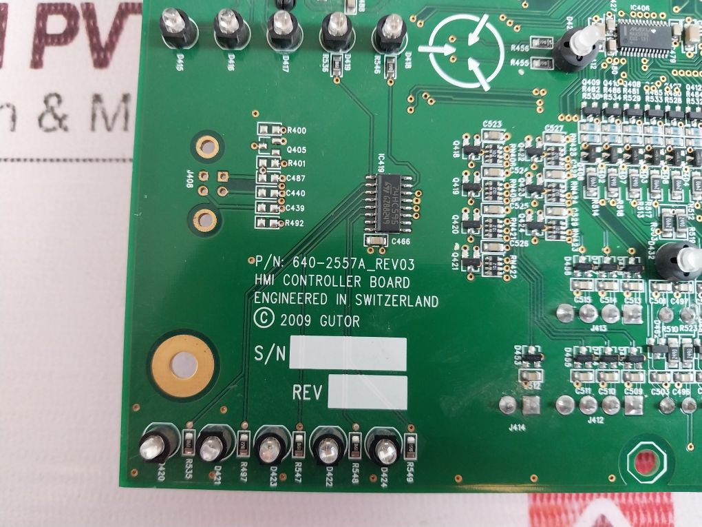 Gutor 640-2557A Hmi Controller Board