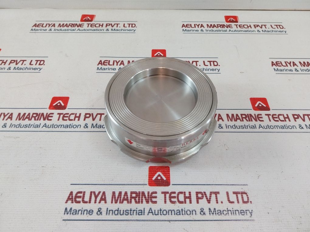H.E.R.B.E. Dn 100 Spring Loaded Check Valve