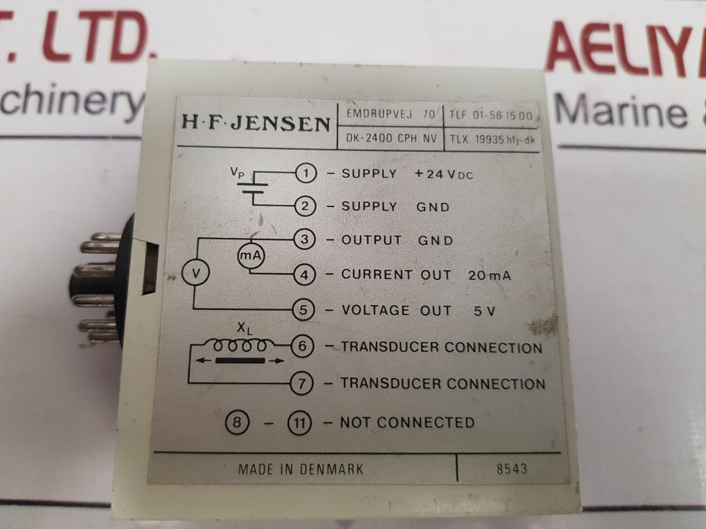 H.F.Jensen 3448-033 Capacity Sab 163